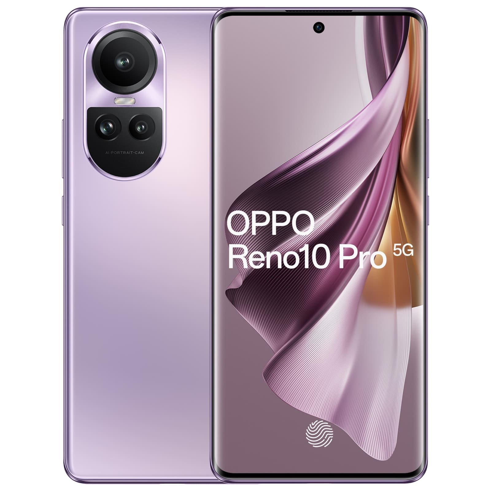 OPRENO10PRO-SILVERY Oppo Reno10 Pro 5G (Glossy Purple, 12GB RAM, 256GB Storage) - Image 1